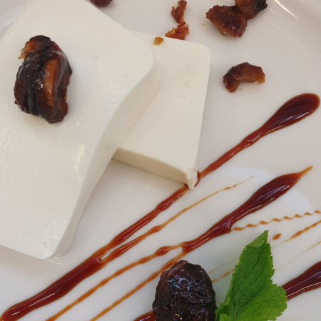 Panna cotta ai marron glacee